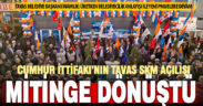 Cumhur İttifakı’nın Tavas SKM açılışı miting havasında gerçekleşti