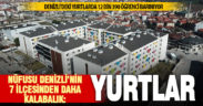 Denizli’deki devlet yurtlarında 12 binden fazla öğrenci barınıyor
