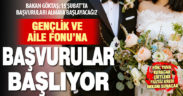 Faizsiz kredi imkanı veren Gençlik ve Aile Fonu’na başvurular 15 Şubat’ta başlayacak