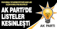 Ak Parti Merkezefendi ve Pamukkale için meclis üyesi aday listelerini teslim etti