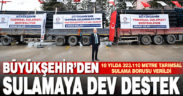 Büyükşehir’den tarımsal sulamaya dev destek