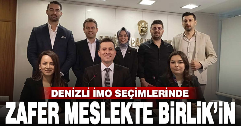 Denizli İMO seçimlerinde zafer Meslekte Birlik’in
