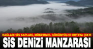 Denizli’yi kaplayan sis kartpostallık görüntüler oluşturdu