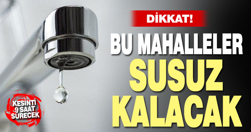 Merkezefendi ve Sarayköy’ün muhtelif mahallelerinde su kesintisi