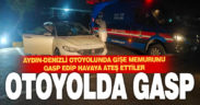 Gişe memurunu gasp ettiler, havaya ateş açıp kaçtılar