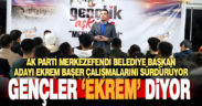 Gençler ‘Ekrem’ Diyor