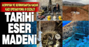 Denizli’de maden kazar gibi define arayan 8 kişi yakalandı