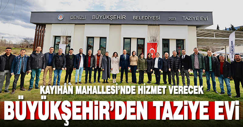 Büyükşehir’den taziye evi