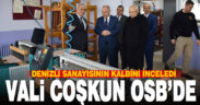 Vali Coşkun, Denizli OSB’de incelemelerde bulundu