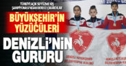Büyükşehir yüzme takımı Kış Şampiyonası’ndan derecelerle döndü
