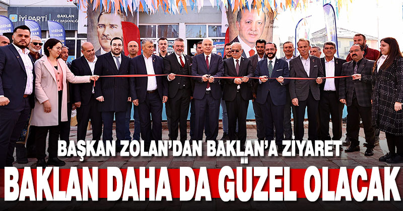 Başkan Zolan’dan Baklan’a ziyaret