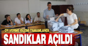 Denizli’de oy kullanma işlemleri sona erdi