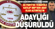YSK, BBP’nin Baklan Adayı Nasuh Altuntaş’ın adaylığını düşürdü