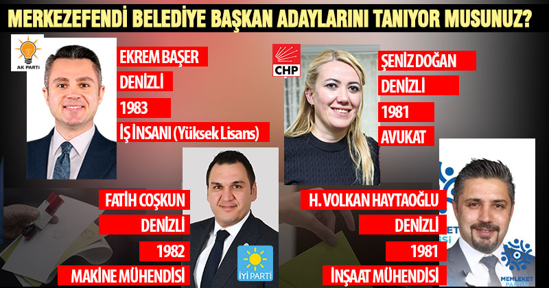 Merkezefendi Belediye Başkan adayları kimler?