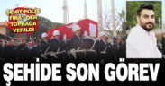 Şehit polis Fırat Der’e son görev