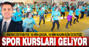 Merkezefendi’de 10 bin çocuk, 10 bin kadın için ücretsiz spor kursları geliyor