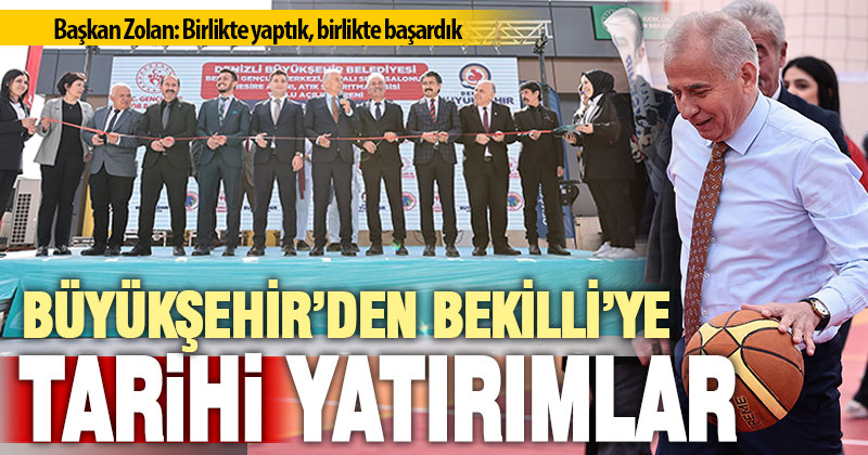 Bekilli dev yatırımlarla daha güzel olacak