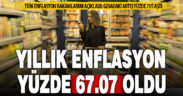 Enflasyon rakamları açıklandı