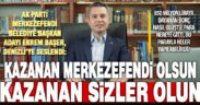 Ak Parti Merkezefendi Belediye Başkan Adayı Ekrem Başer’den samimi çağrı: Kazanan Merkezefendi olsun, kazanan sizler olun!