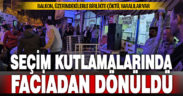 Seçim kutlamaları sırasında parti binasının balkonu çöktü, faciadan dönüldü