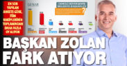Son anketlere göre, Başkan Zolan fark atıyor