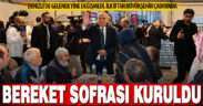 İlk iftar Büyükşehir çadırında