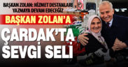 Başkan Zolan’a Çardak’ta sevgi seli