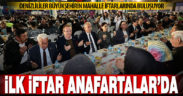 Denizlililer Büyükşehirin mahalle iftarlarında buluşuyor. İlk iftar Anafartalar’da verildi