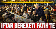 Büyükşehir’in iftar bereketi Fatih’te