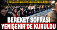 Büyükşehir’in mahalle iftarlarına yoğun ilgi