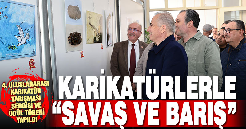 4. Uluslararası Karikatür Yarışması Sergisi ve Ödül Töreni yapıldı