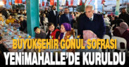 Büyükşehir’in gönül sofrası Yeni Mahalle’de kuruldu