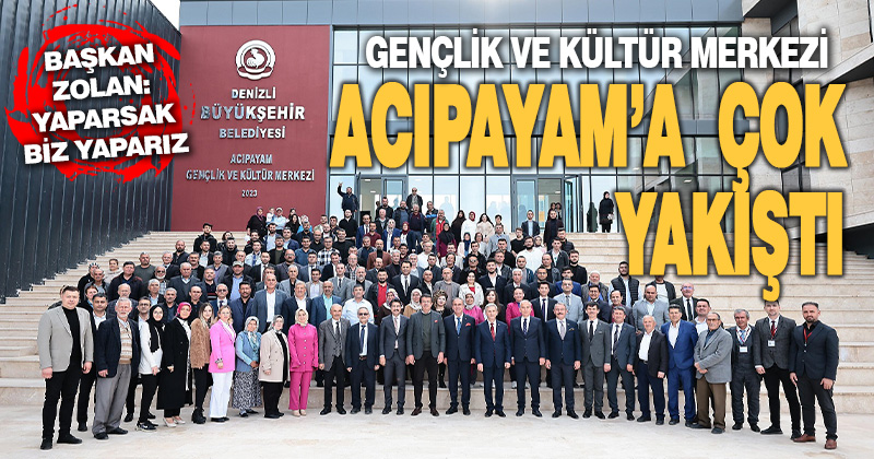 Acıpayam’da kültür, sanat ve gençliği buluşturacak merkez hizmete açıldı
