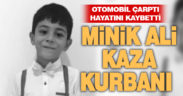 Annesiyle birlikte otomobilin çarptığı minik Ali yaşam mücadelesini kaybetti