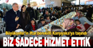 Büyükşehir’in iftar bereketi Karşıyaka’ya taşındı