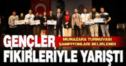 Gençler fikirleriyle yarıştı