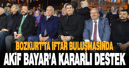 Bozkurt’ta iftar buluşmasında Akif Bayar’a kararlı destek