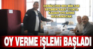 Denizli’de seçmenler oy kullanmaya başladı