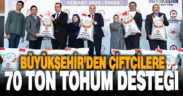 Üreticinin yüzü Büyükşehir ile gülüyor