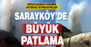 Sarayköy’de jeotermal su borusu patladı