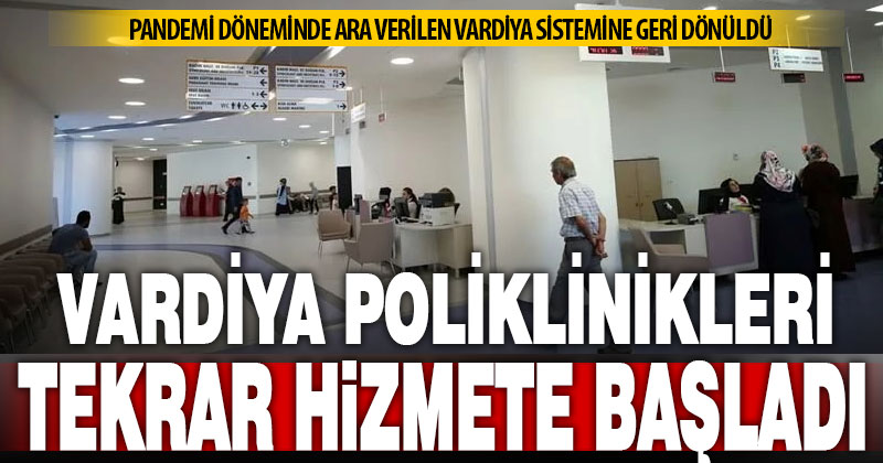 Denizli Devlet Hastanesinde vardiya poliklinikleri tekrar hizmete başladı