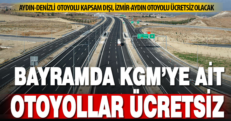 Ramazan Bayramı tatilinde ücretsiz kullanılabilecek köprü ve otoyollara ilişkin karar Resmi Gazete’de