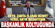 Babadağ’da 28 yıl zabıtalık yapan Murat Kumral başkanlık koltuğuna oturdu