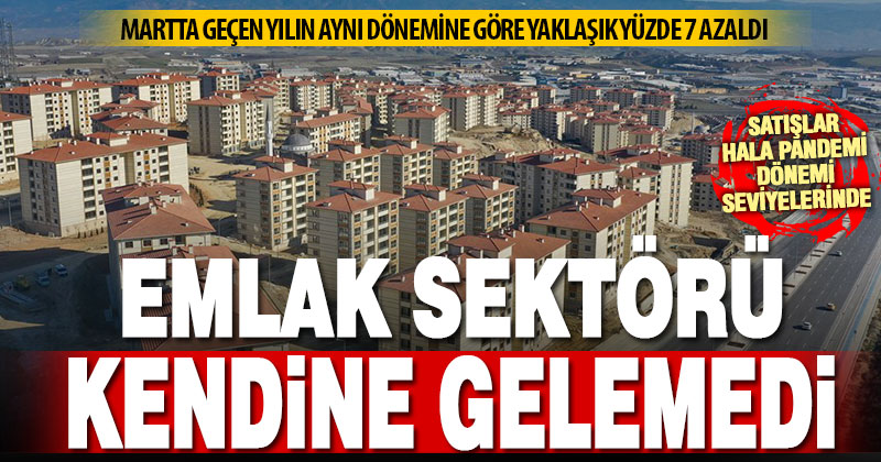 Denizli’de martta konut satışları geçen yılın aynı dönemine göre yüzde 7 azaldı