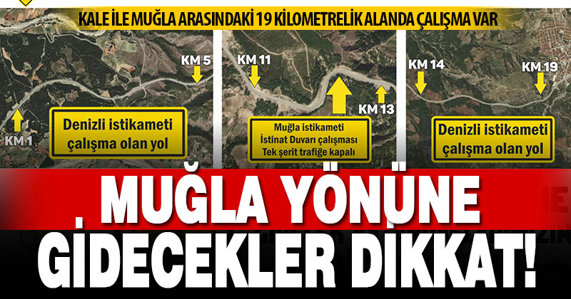 Denizli Emniyet Müdürlüğü, Muğla yönüne gidecekleri uyardı