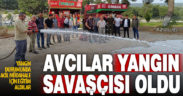Avcılar orman yangınlarına karşı gönüllüsü oldu, eğitim aldı