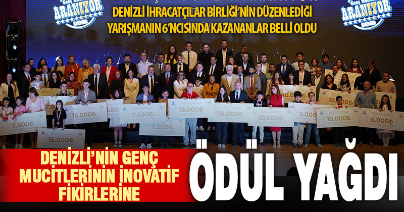 DENİB’in Genç Mucitler Aranıyor İnovatif Fikirler Yarışması’nın 6’ncısında ödüller sahiplerini buldu