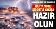 Denizli’de cumartesi şiddetli yağış bekleniyor