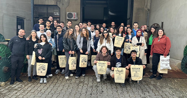 İTÜ’lü mühendis adayları Buldan bezi üretimini gördü