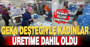 GEKA’nın desteklediği kadınlar üretime ve istihdama dahil oldu